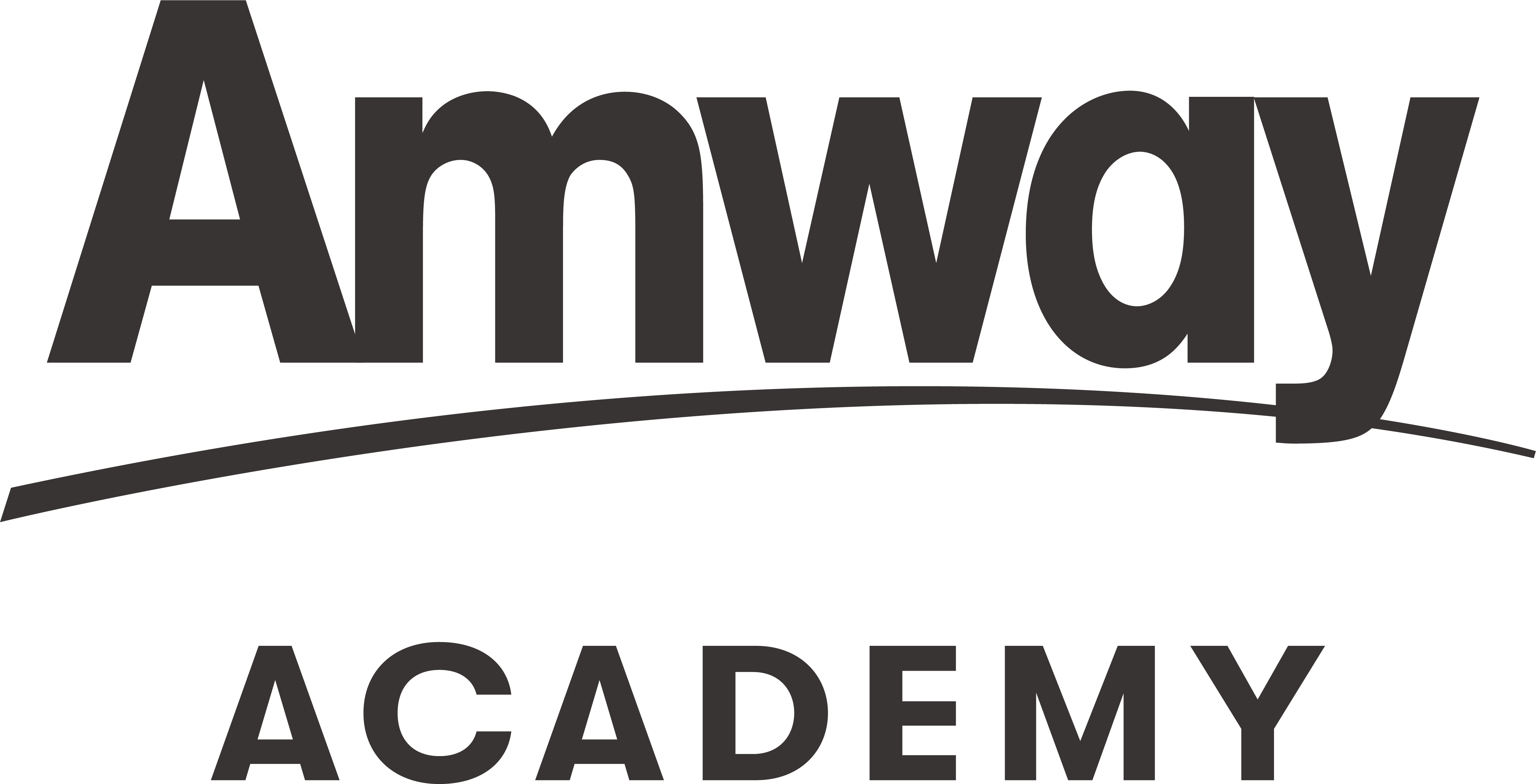 Logo Amway Academy Black Vertical